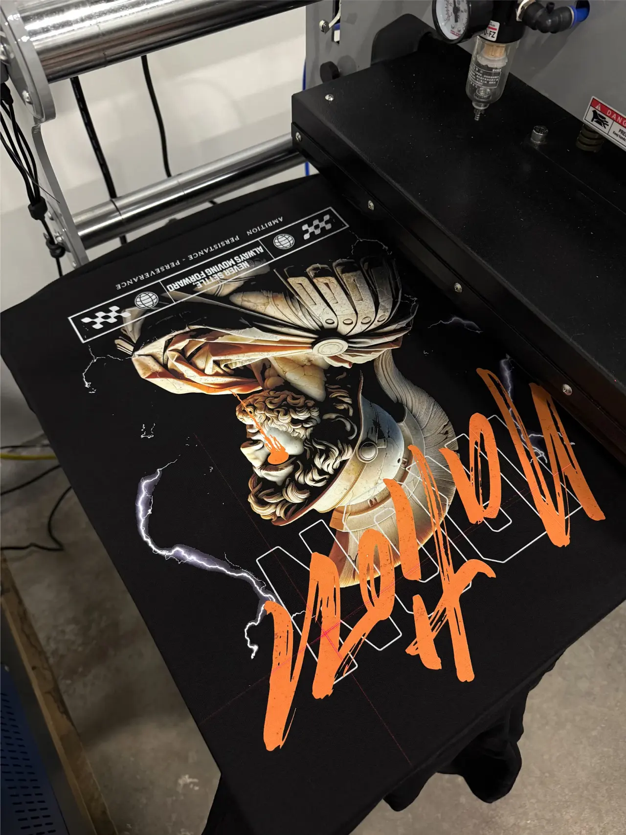 Custom printed merchandise by PL Apparel Studio